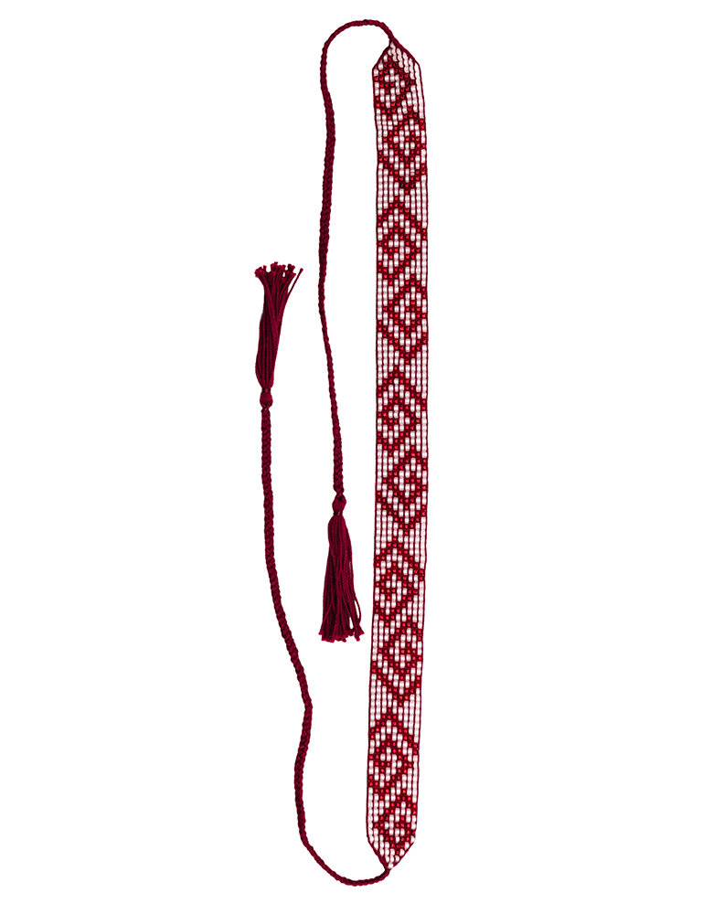 Naszyjnik choker „Infinity” bordo