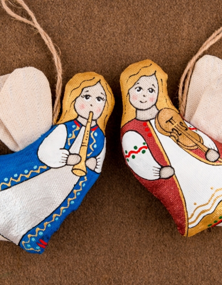 Pamiątka "Waniliowy anioł z skrzypcami"