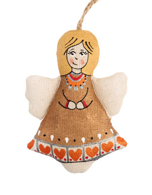 Pamiątka waniliowo perfumowana "Anioł z serduszkami"