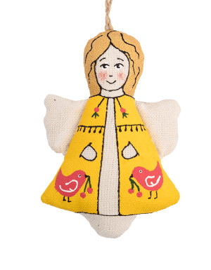 Pamiątka waniliowa zapachowa "Anioł z ptaszkami"
