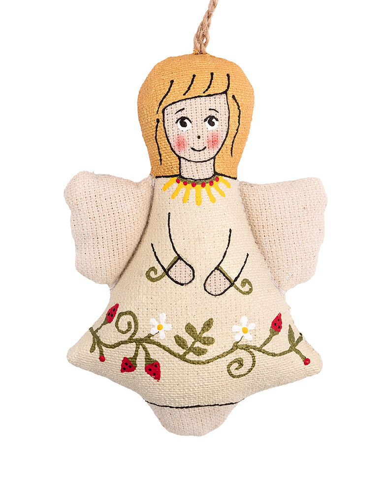 Pamiątka waniliowo-aromatyzowana "Anioł z jagodami"