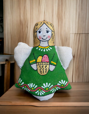 Pamiątka waniliowa aromatyzowana "Anioł z pisankami"