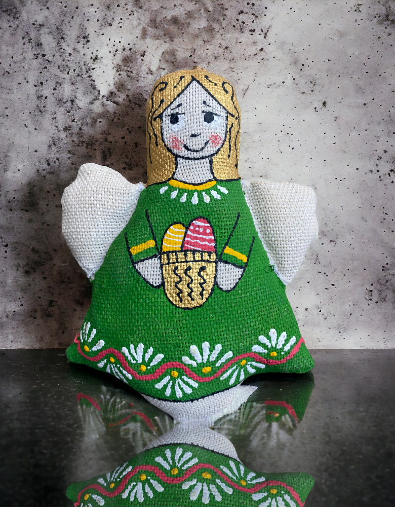 Pamiątka waniliowa aromatyzowana "Anioł z pisankami"
