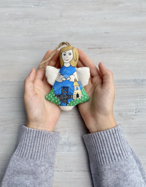Suwenir tekstylny anioł "Sofia Kijowska"