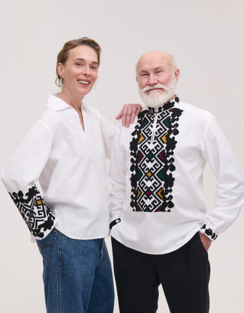 Parytetowe hafty z ręcznym haftem Geometryczne