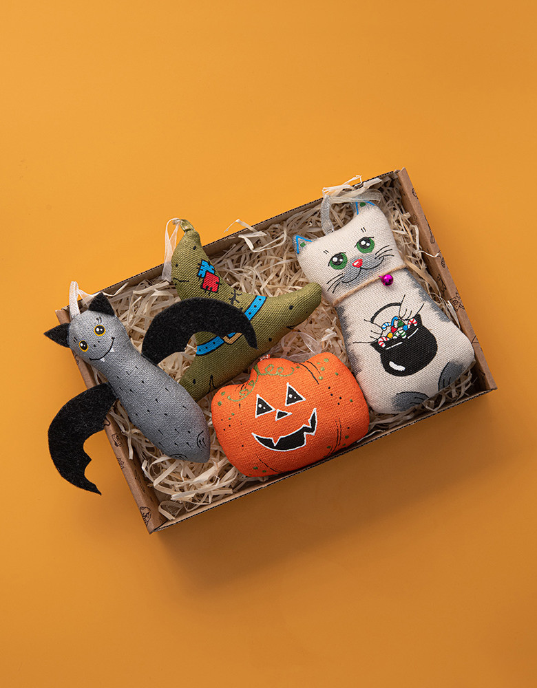 Zestaw tekstylnych zabawek „Halloween”