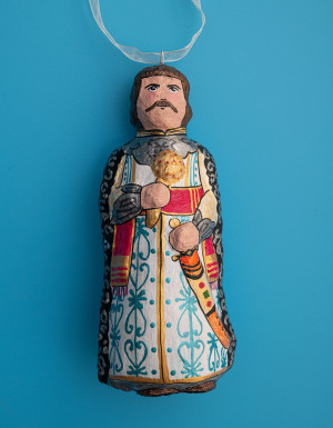 Rzeźbiona figura „Iwan Mazepa”