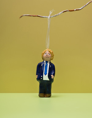 Rzeźba postaci "Boris Johnson" (rzeźba)