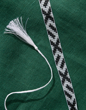 Wąski choker „Czarno-biały”