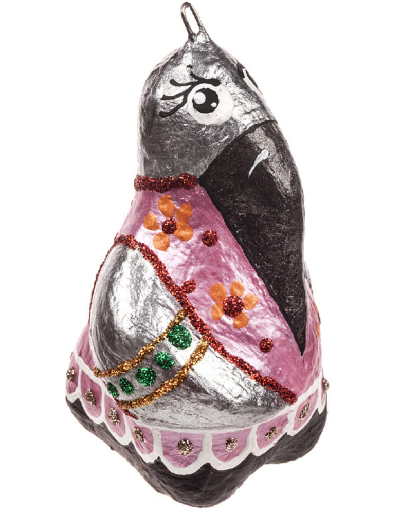 Dekoracja choinkowa "Kruk-Kruk" (rzeźba)