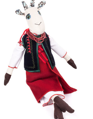 Koza w ukraińskim stroju