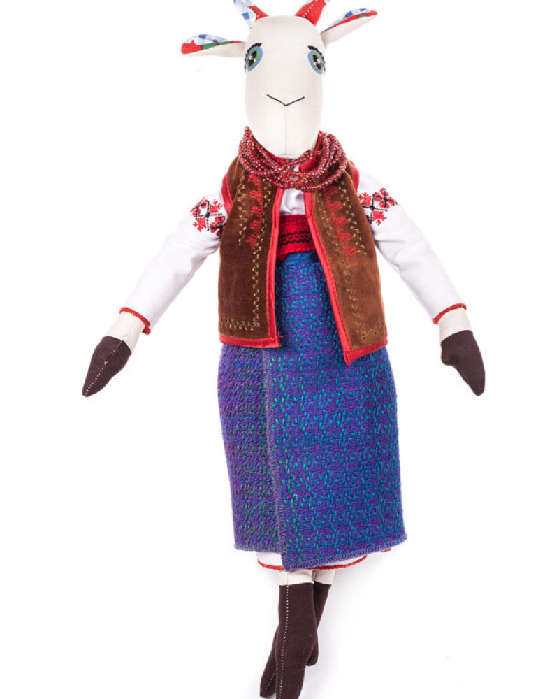 Koza w ukraińskim stroju