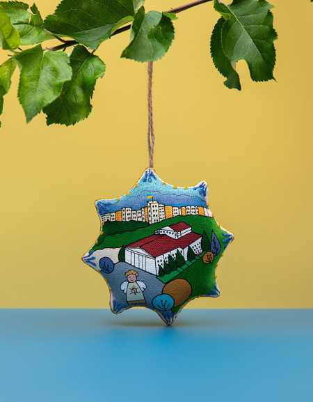 Pamiątka gwiazda waniliowa "Teatr Dramatyczny w Mariupolu"