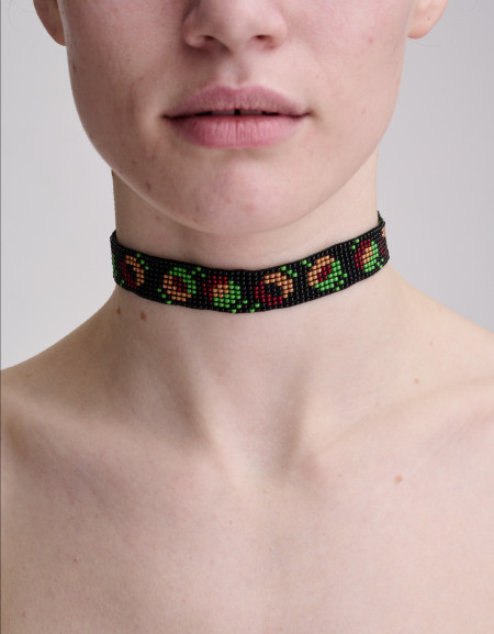 Naszyjnik choker „Jagody”