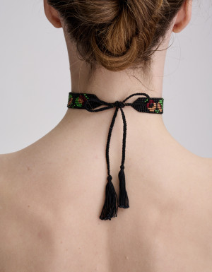 Naszyjnik choker „Jagody”