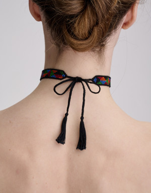 Naszyjnik choker „Tęczowy”