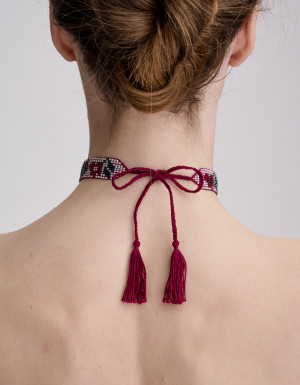 Naszyjnik choker „Kwiatowy”