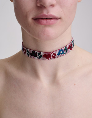Naszyjnik choker „Kwiatowy”